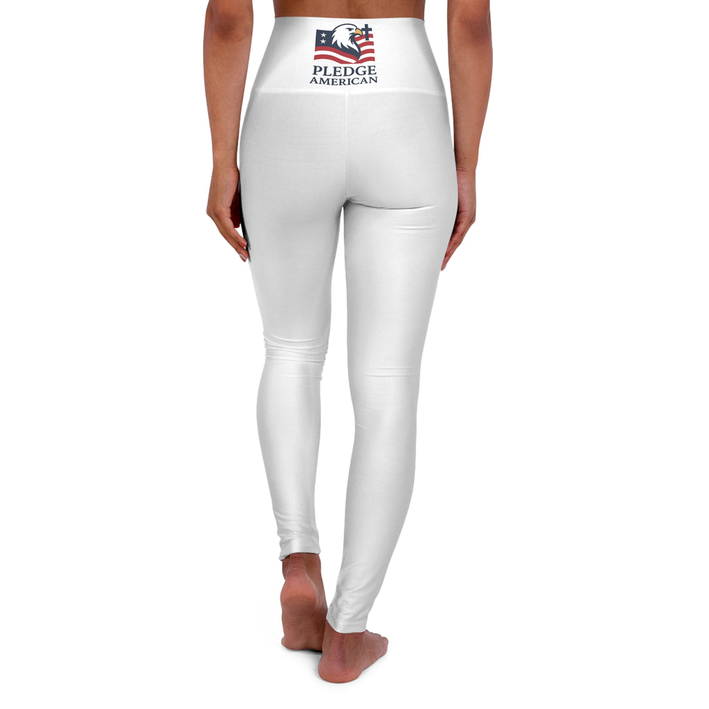 The Pledge American 'Ivory' High Waisted Yoga Leggings