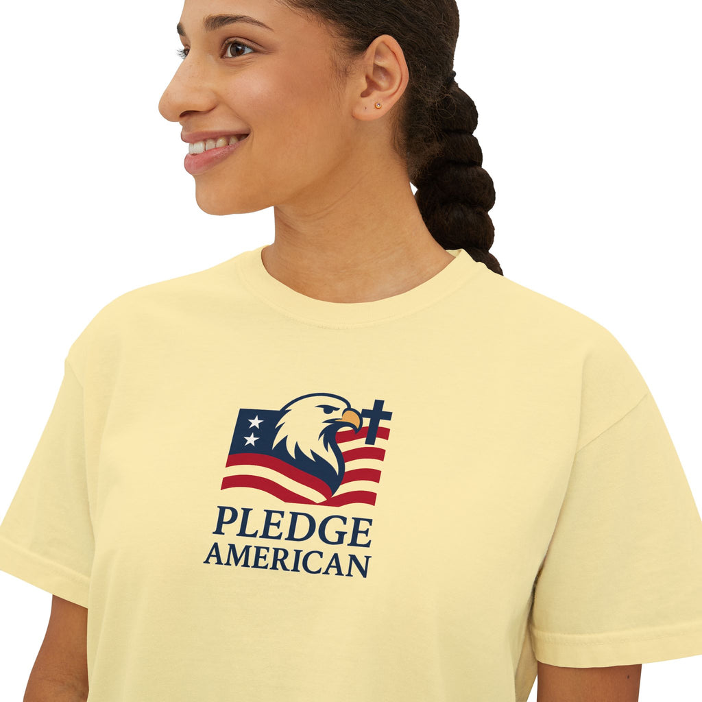 The Pledge American Women's Boxy Tee