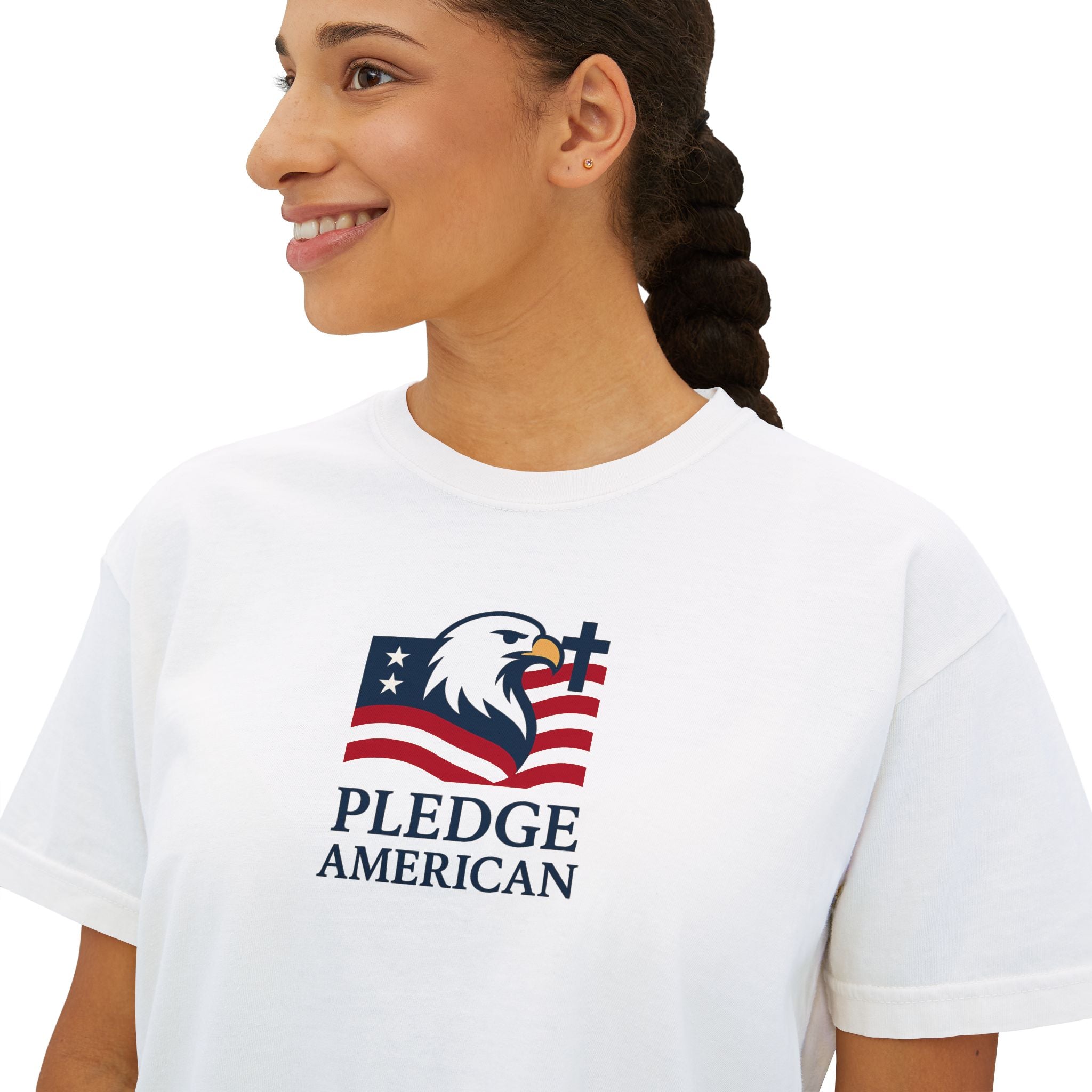 The Pledge American Women's Boxy Tee