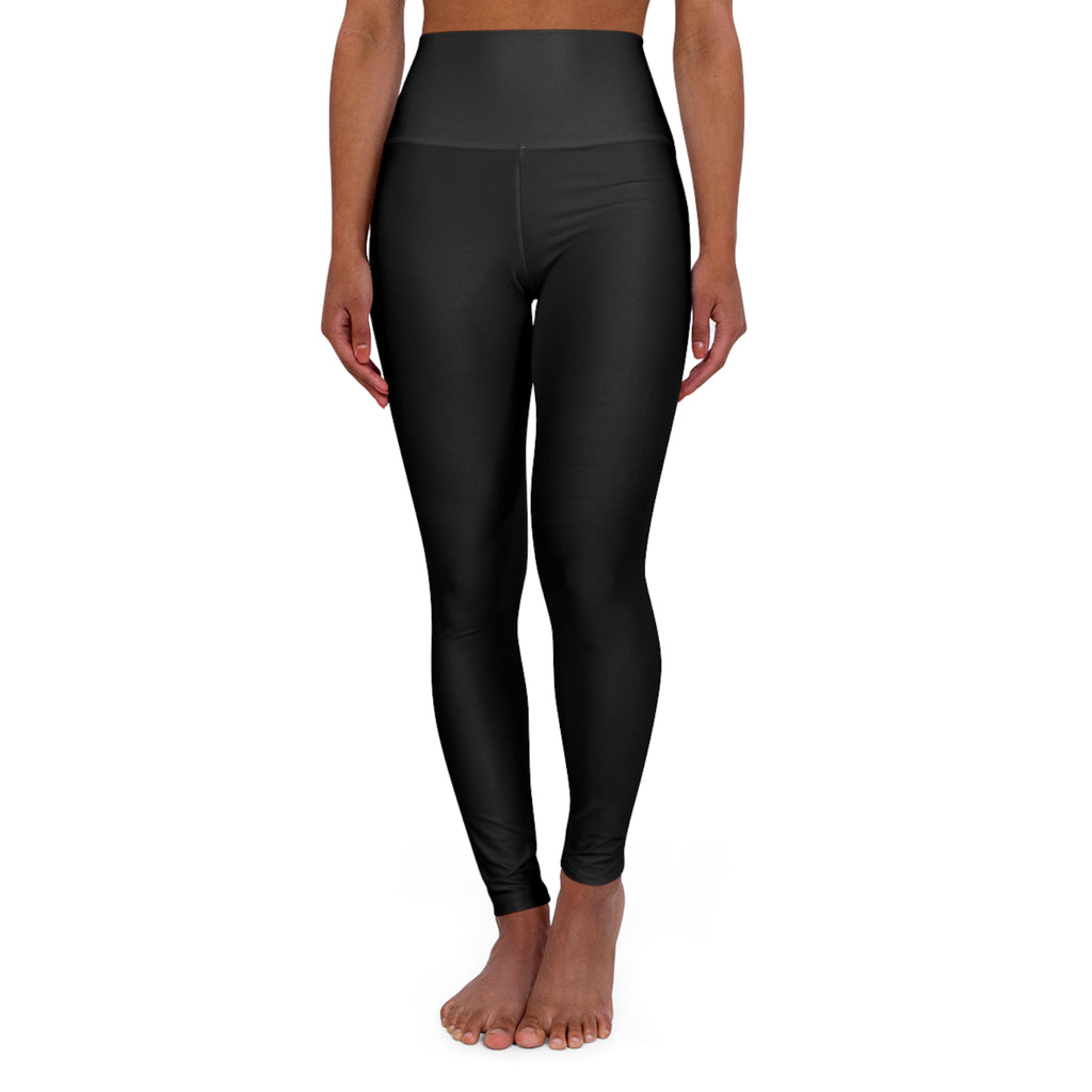 The Armor of God 'Glam Black' High Waisted Yoga Leggings