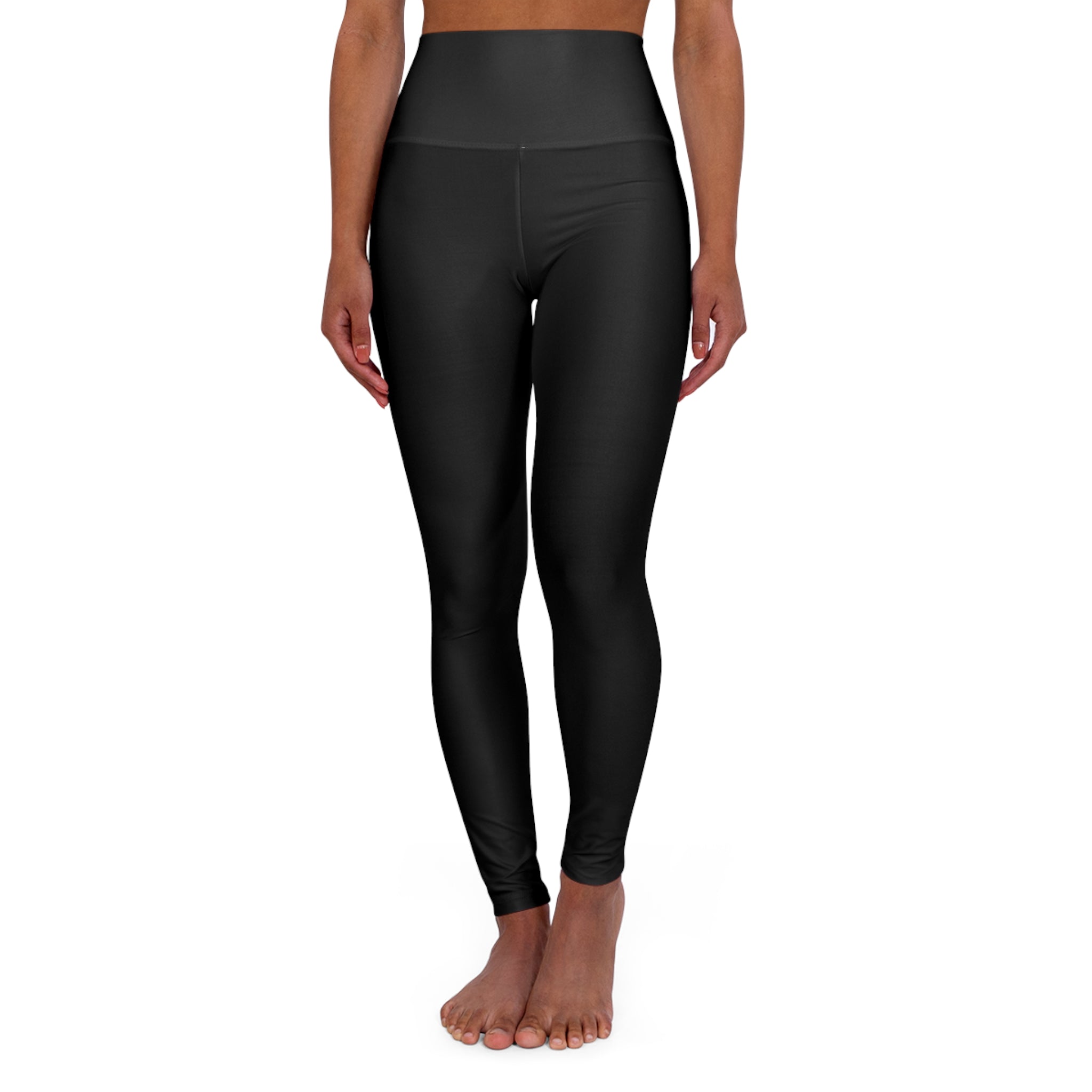 The Armor of God 'Glam Black' High Waisted Yoga Leggings