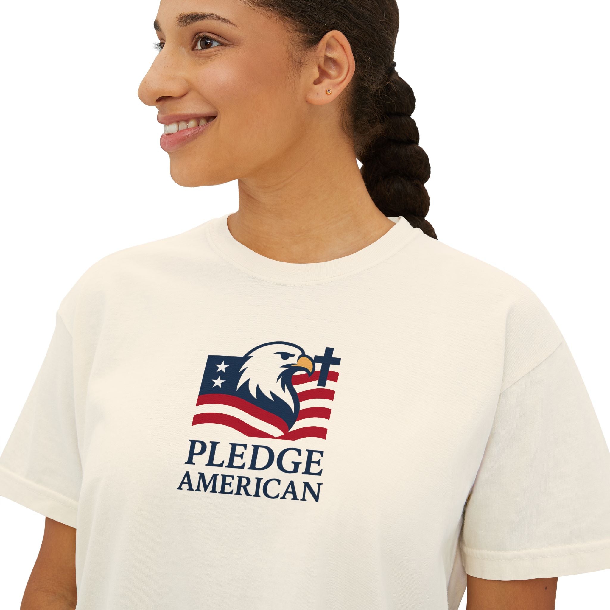 The Pledge American Women's Boxy Tee