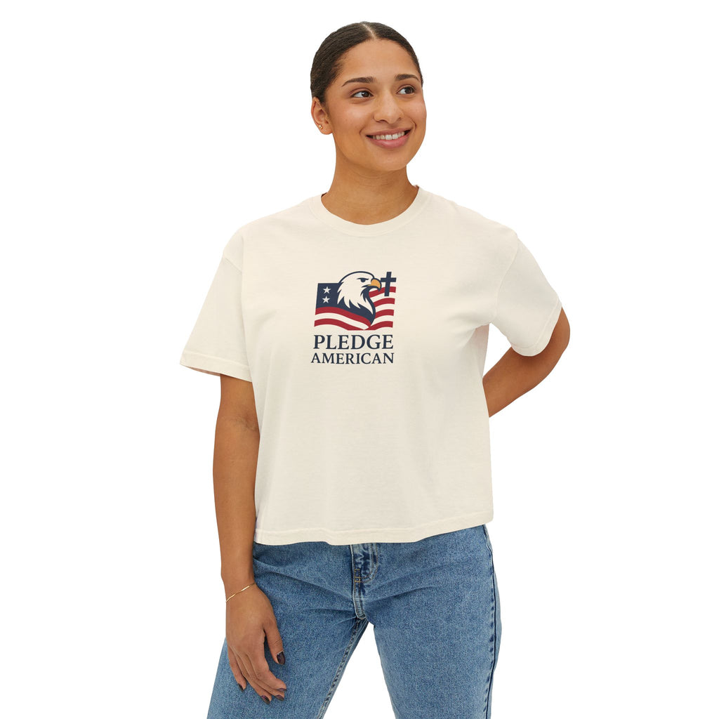 The Pledge American Women's Boxy Tee