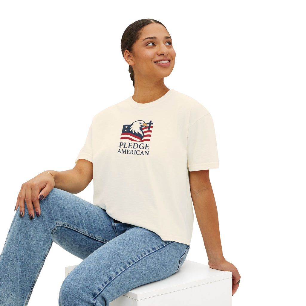 The Pledge American Women's Boxy Tee