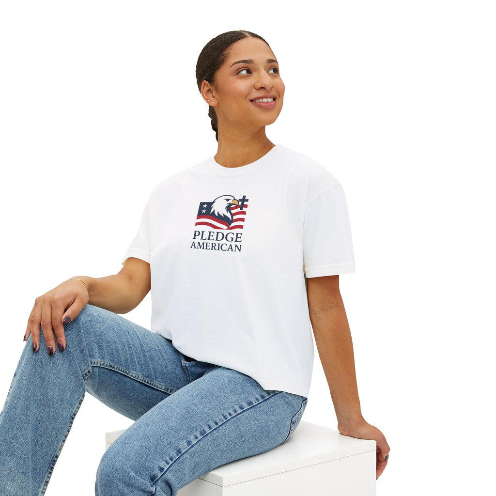 The Pledge American Women's Boxy Tee