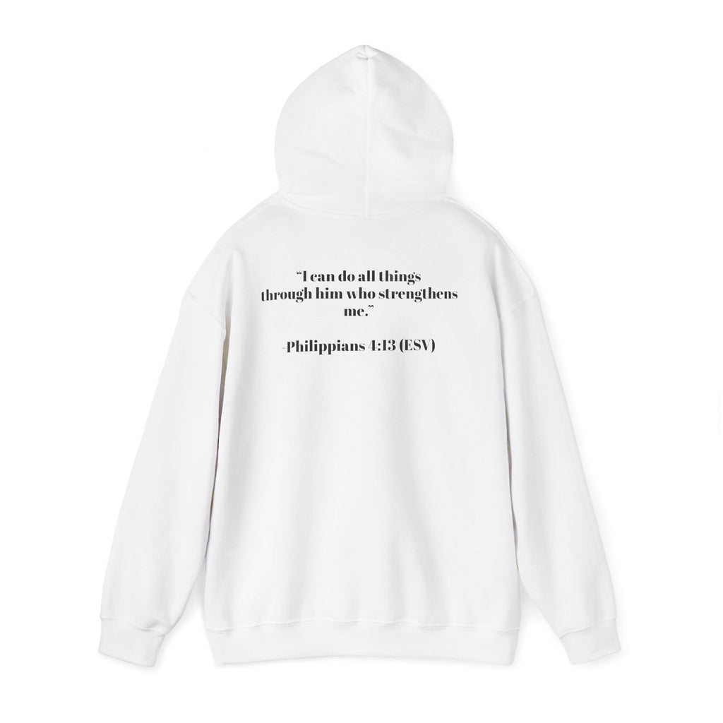 The Strength Through Him Hoodie
