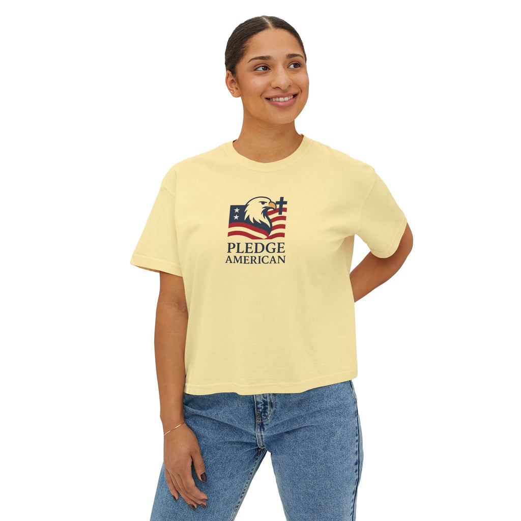 The Pledge American Women's Boxy Tee