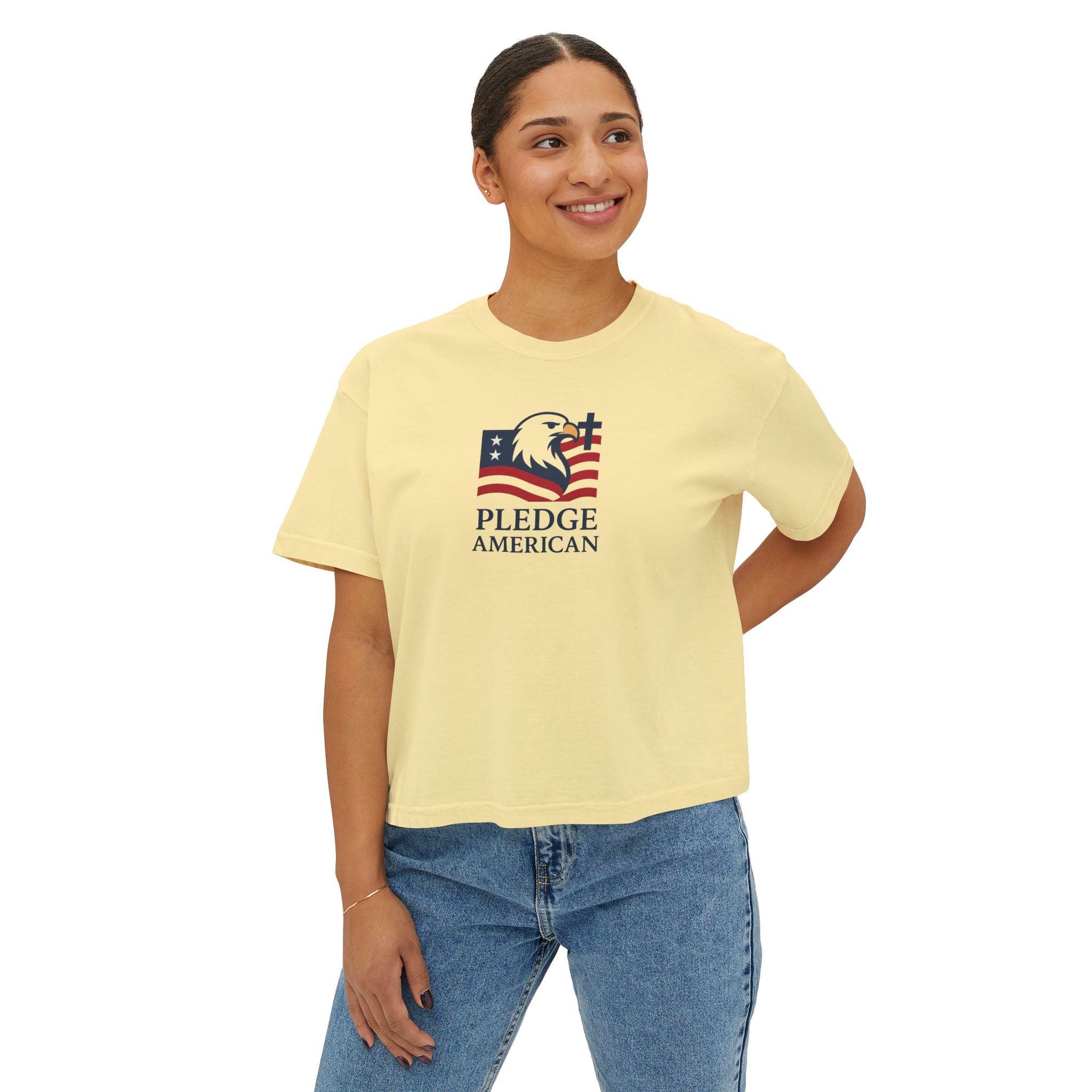 The Pledge American Women's Boxy Tee