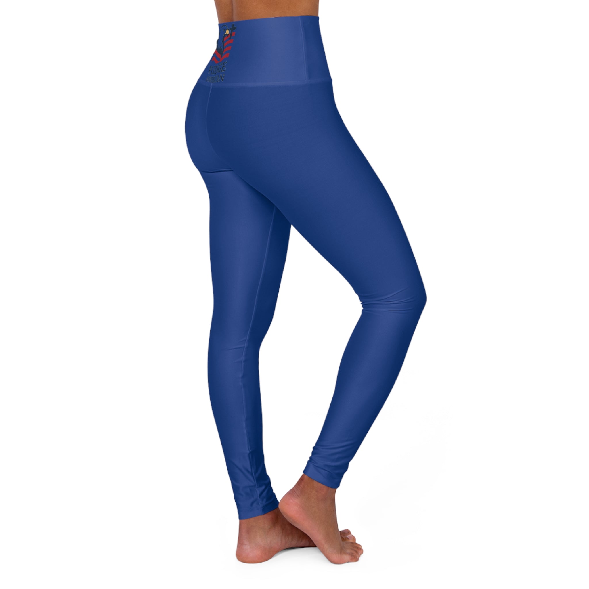 The Pledge American 'Deep Ocean' High Waisted Yoga Leggings