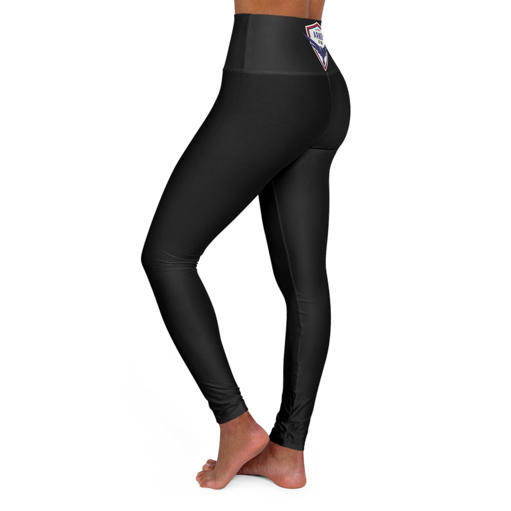 The Armor of God 'Glam Black' High Waisted Yoga Leggings